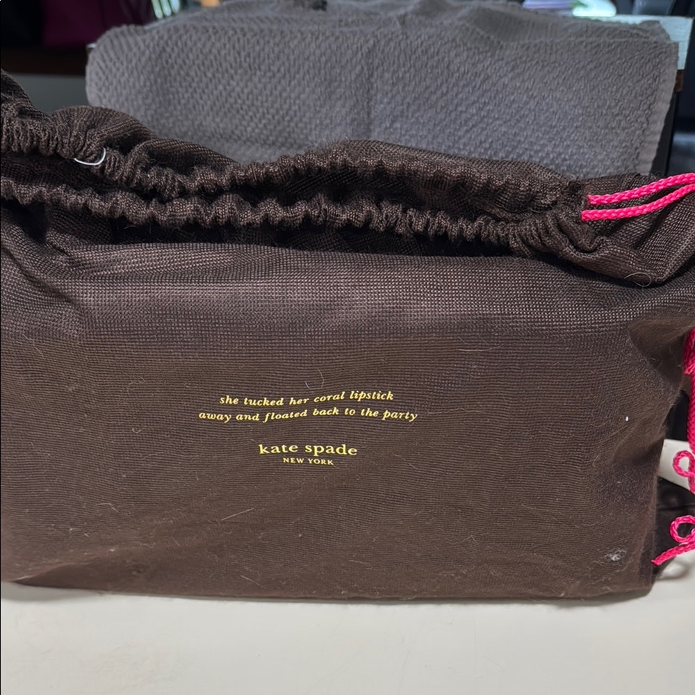 Kate Spade Brown Tote Bag with Matching Wallet